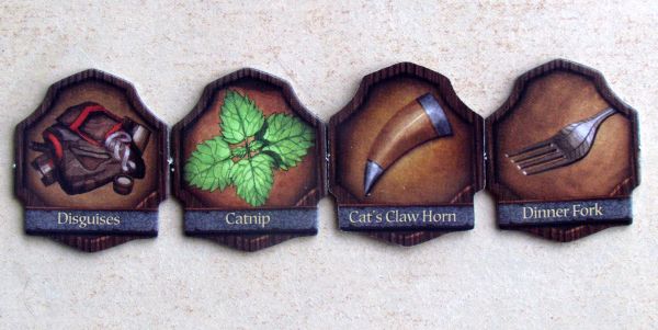 Board game review: Mice and Mystics - tokens Board game review: Mice and Mystics - tokens
