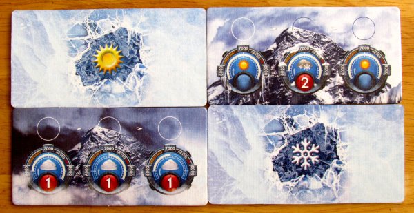 Board game review: Mount Everest - weather tiles Board game review: Mount Everest - weather tiles