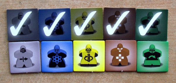 Mutant Meeples - žetony