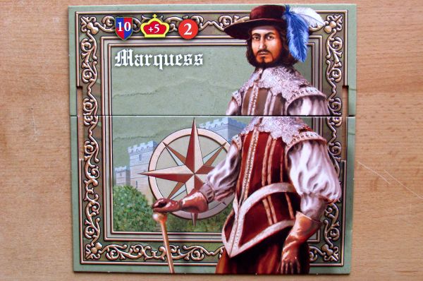 Board game review: Noblemen - player screen Board game review: Noblemen - player screen
