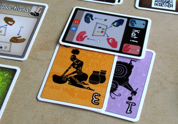 Board game review: Oss - game in progress Board game review: Oss - game in progress