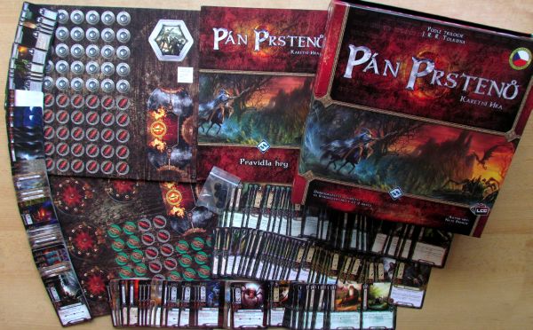 Pán prstenů: Karetní hra - balení