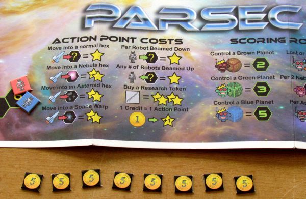 PARSEC - připravená hra