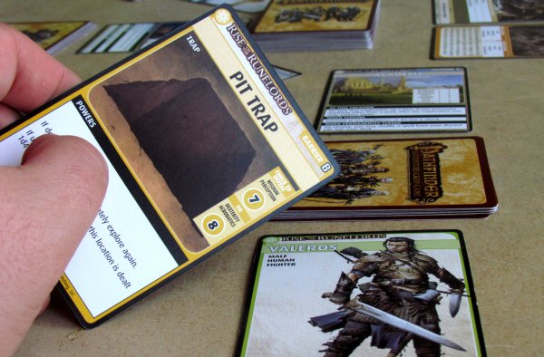 Board game review: Pathfinder ACG: Rise of the Runelords Base Set - game in progress Board game review: Pathfinder ACG: Rise of the Runelords Base Set - game in progress