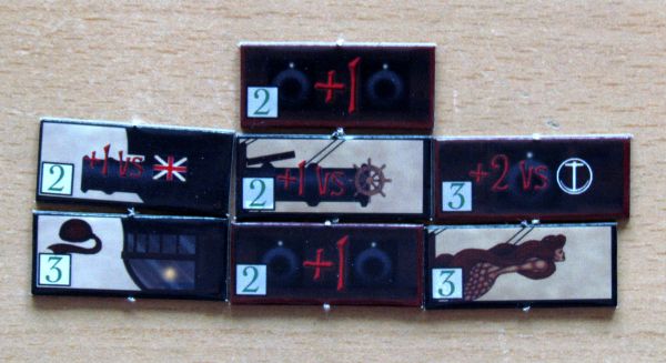 Board game review: Pirates of Nassau - tokens Board game review: Pirates of Nassau - tokens