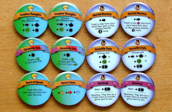 Board game review: Puzzle Strike plus Upgrade Pack - old versus new character tokens Board game review: Puzzle Strike plus Upgrade Pack - old versus new character tokens