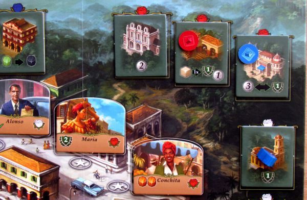 Board game review: Santiago de Cuba - game in progress Board game review: Santiago de Cuba - game in progress