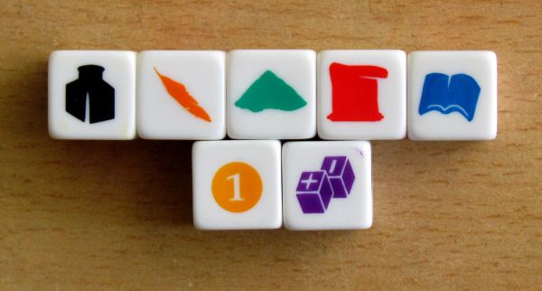 Scripts and Scribes: The Dice Game - kostky