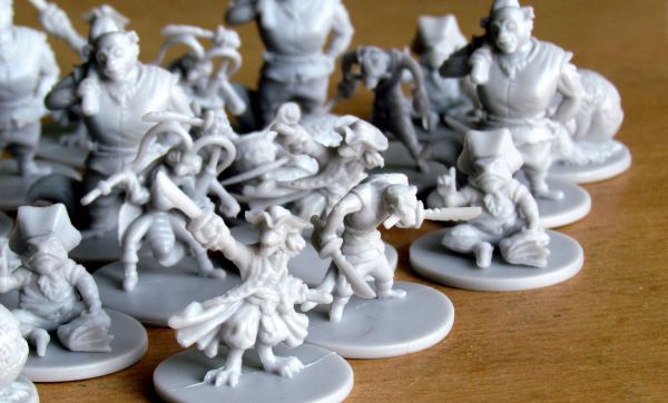 Board game review: Sewer Pirats - miniatures Board game review: Sewer Pirats - miniatures