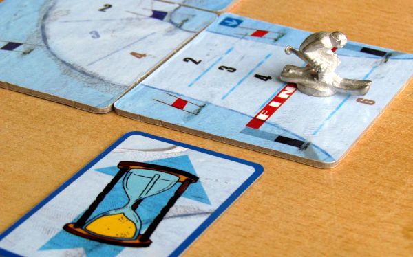 Board game review: Slalom - game in progress Board game review: Slalom - game in progress