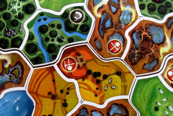 Board game review: Small World: Realms - map detail Board game review: Small World: Realms - map detail