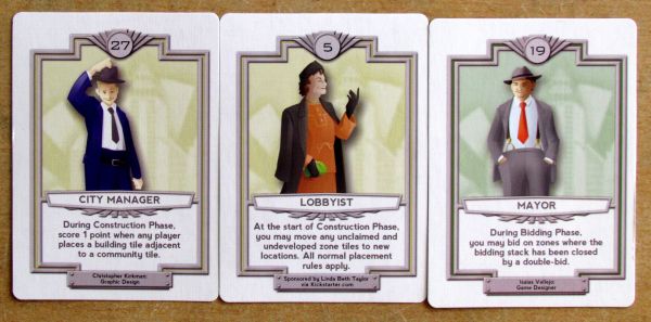 Board game review: Sunrise City - cards Board game review: Sunrise City - cards