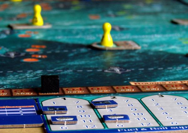 Board game review: Swordfish - game in progress Board game review: Swordfish - game in progress