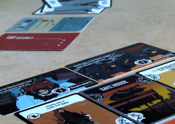 Board game review: The Agents - game in progress Board game review: The Agents - game in progress