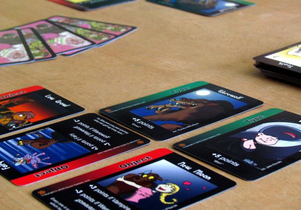 Board game review: Vampire Werewolf Fairies - game in progress Board game review: Vampire Werewolf Fairies - game in progress