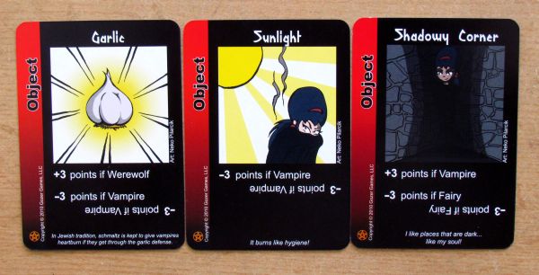 Board game review: Vampire Werewolf Fairies - cards Board game review: Vampire Werewolf Fairies - cards