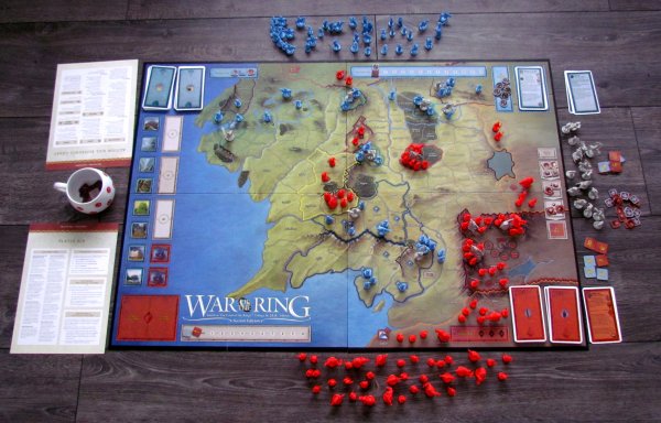 War of the Ring: Second Edition - připravená hra