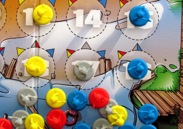 Board game review: Zombies: Keep Out - game in progress Board game review: Zombies: Keep Out - game in progress