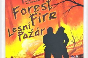 lesní požár krabice